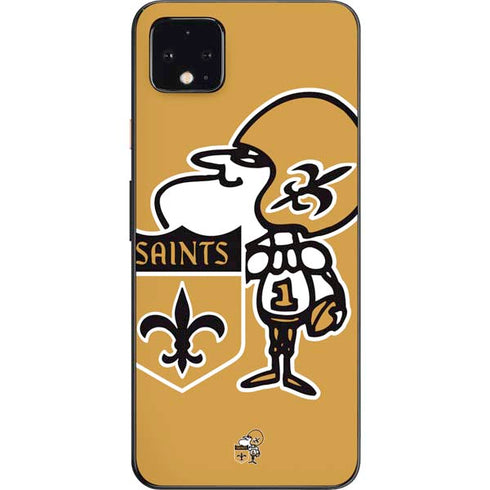 NFL New Orleans Saints Retro Logo Google Pixel 4 XL Skin